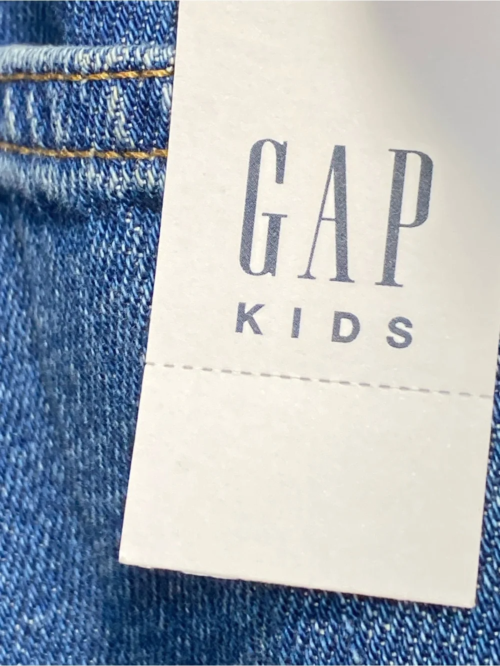 GAP Blue Elastic-Waist Wide-Leg Kids Jeans